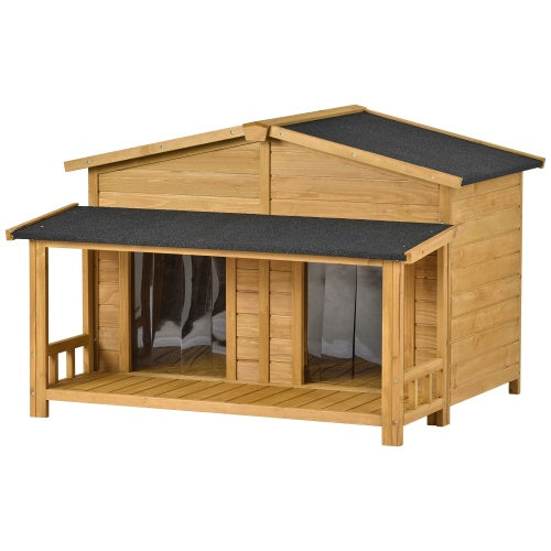 Large Wooden  Hut Style  Dog House