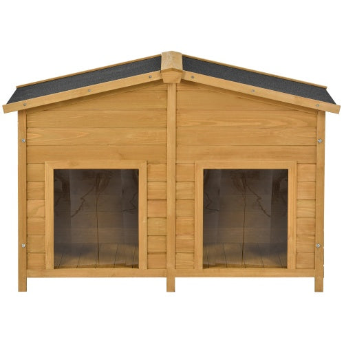 Large Wooden  Hut Style  Dog House